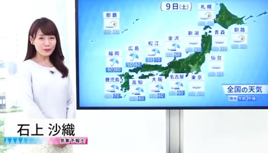 日本天气预报（2020.5.9）